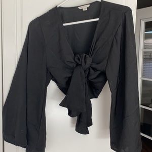 American eagle adjustable wrap top